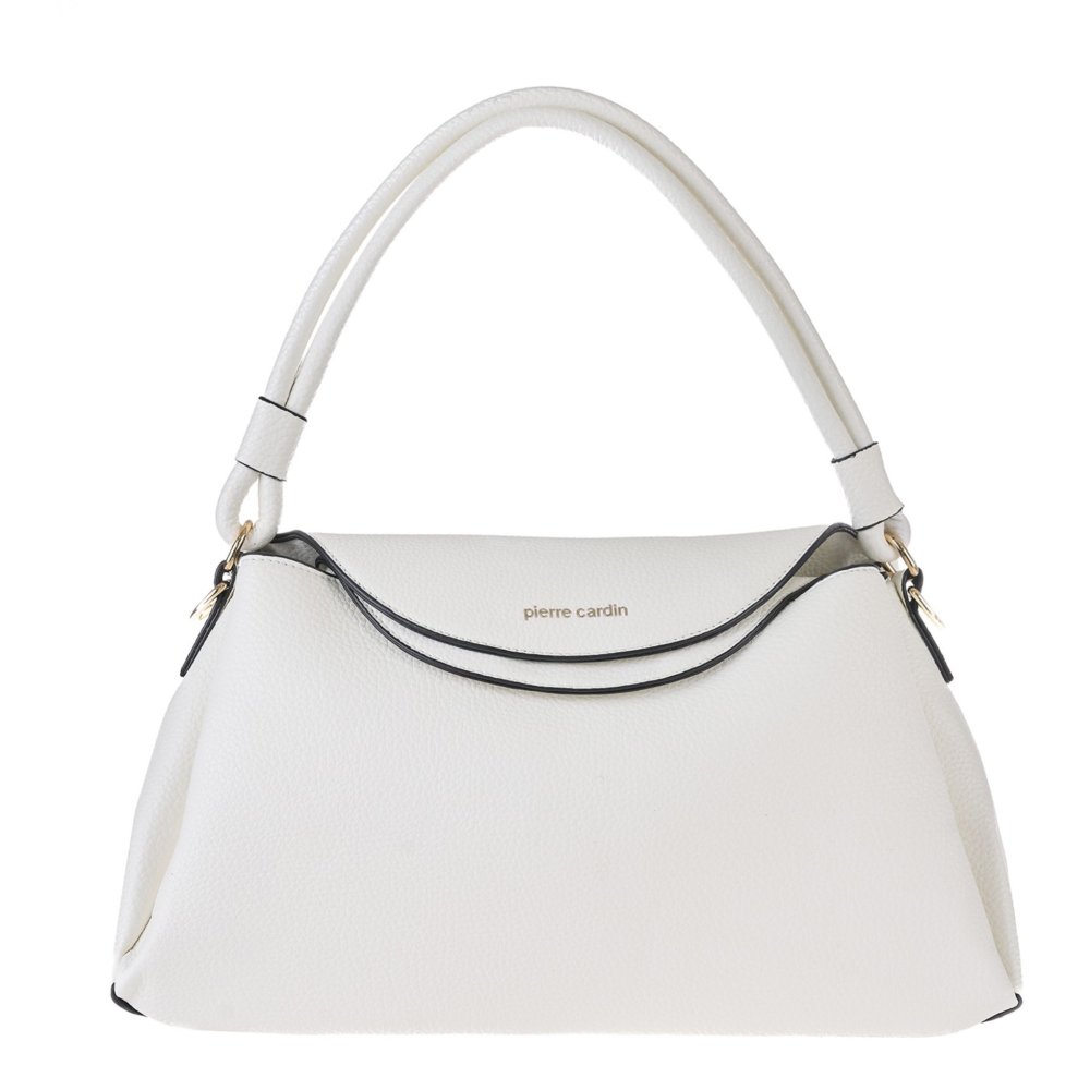 Pierre Cardin Elegantní dámská kabelka 1547 Bílá Bílá 1547-WHITE
