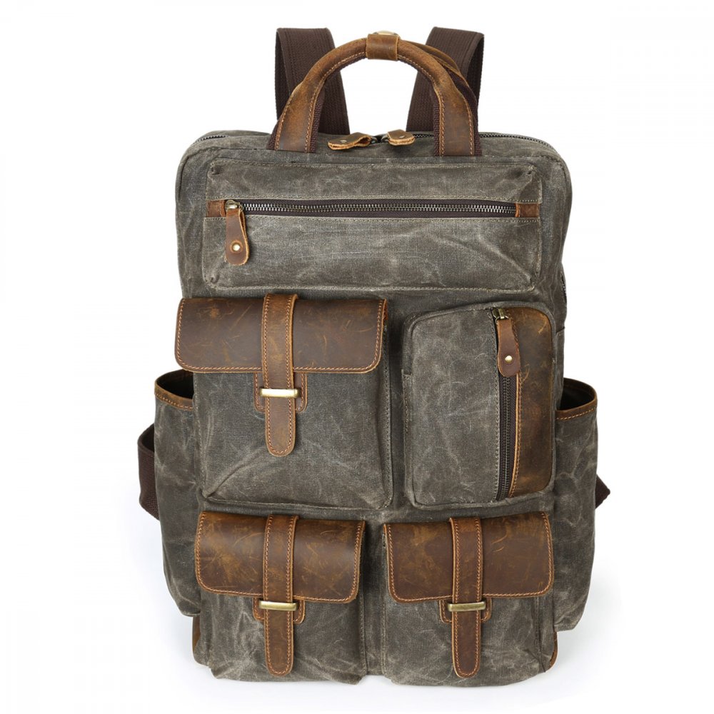 Batoh Saymon tmavě zelený