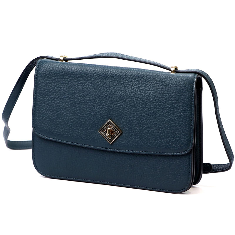Pierre Cardin Kabelka z ekologické kůže 2026 Blue Modrá JULY13-2026-Blue