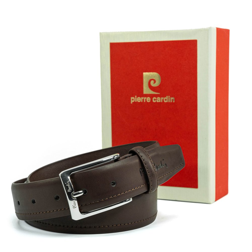 Kožený opasok Pierre Cardin GG24 3343